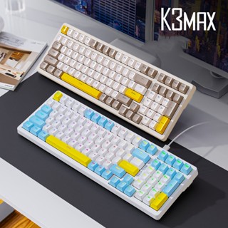  Bàn Phím Cơ Gaming K3 Max Led 20 Chế Độ Trục Cơ Red Switch Có Hotswap 