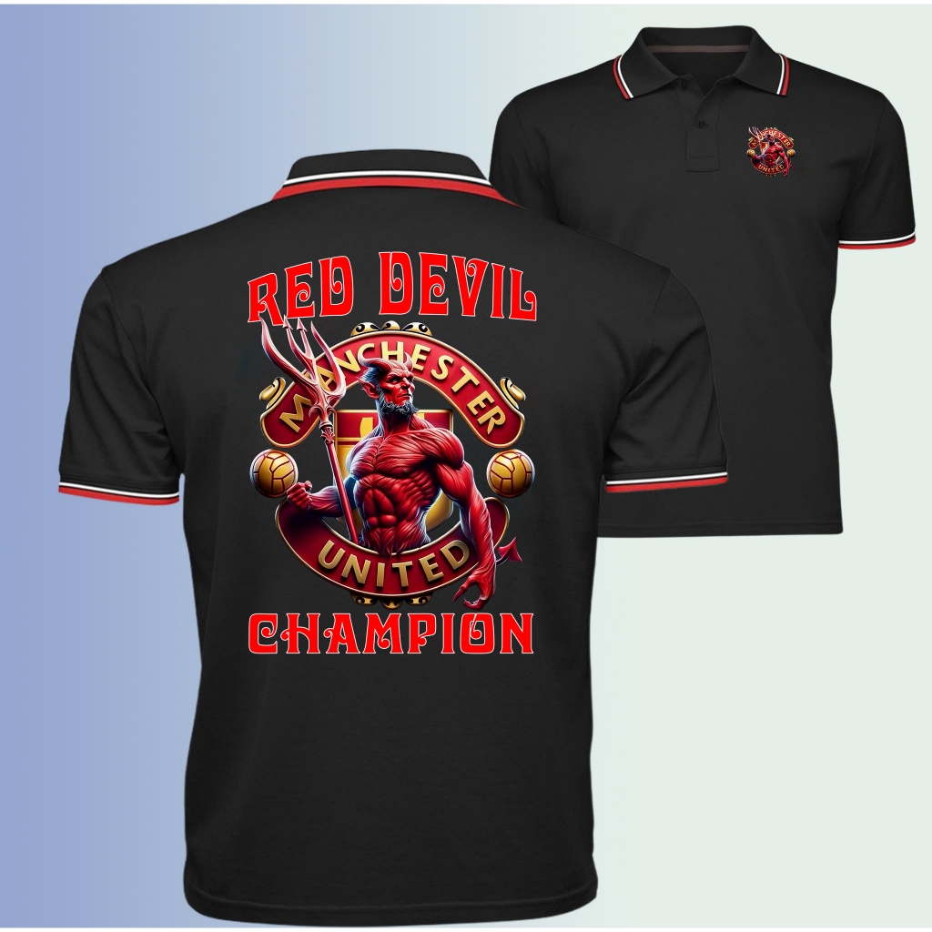 Áo Thun Polo In Hình Câu Lạc Bộ Bóng Đá Manchester United