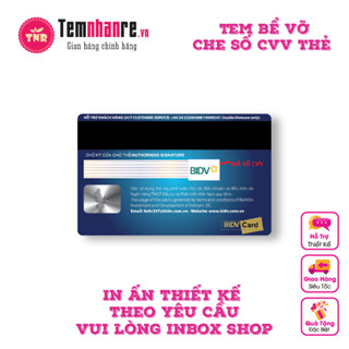 Temnhanre.vn - 100 Tem Vỡ Dán Che CVV Thẻ Tín Dụng - Size 1.5 x 1 cm