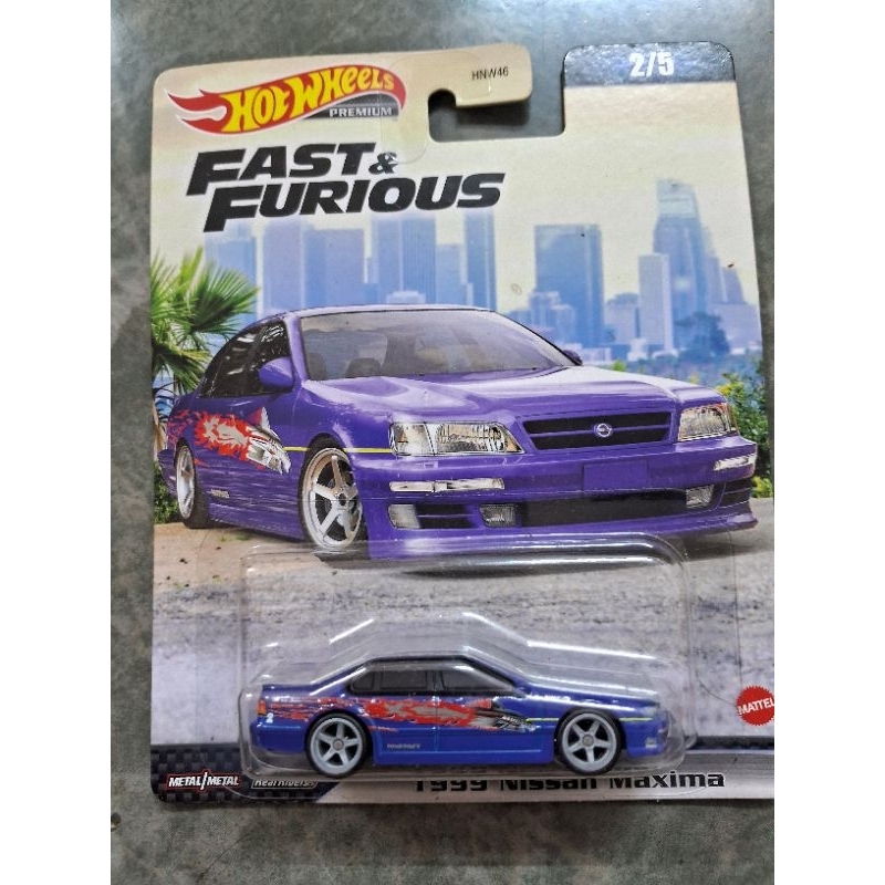 HOT WHEELS PREMIUM 1999 NISSAN MAXIMA FAST AND FURIOUS