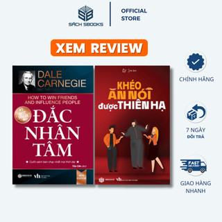 Sách Combo 2 Cuốn : Đắc Nhân Tâm + Khéo Ăn Nói Được Thiên Hạ - SBOOKS