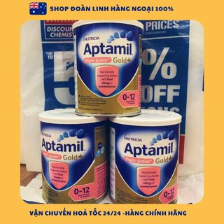 Sữa Aptamil Pepti Junior Gold Úc cho bé dị ứng đạm sữa bò 450gr, Hàng úc đi air, Date mới