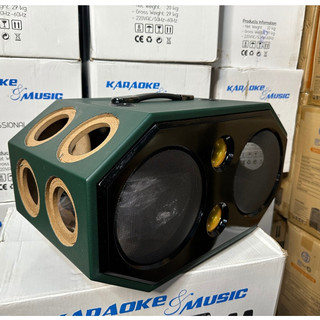  Vỏ thùng Loa Xách Tay 12 đường tiếng Bass 20x2 ,2 Treble 8 Trung 10 ,Ráp Mạch K10 K18  Có Hộp Catton  