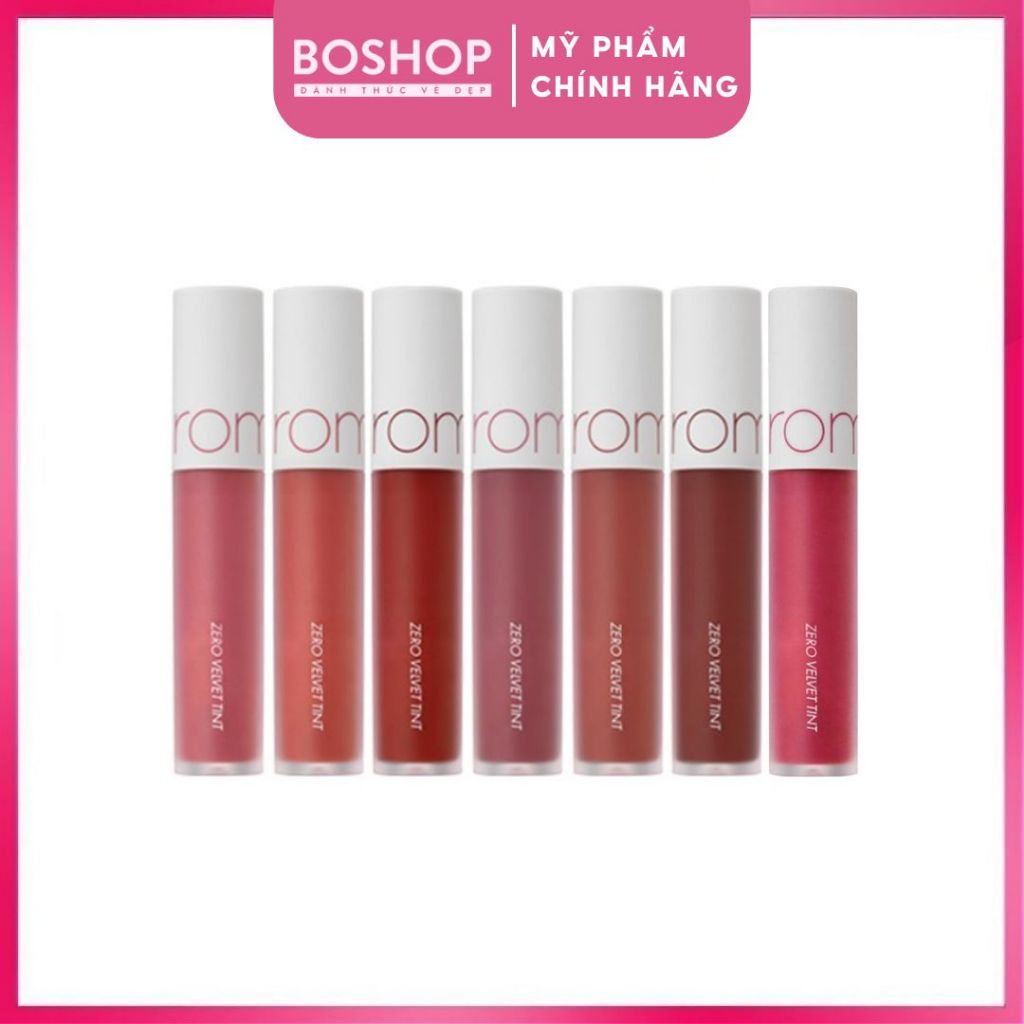 Son Kem Lì Romand Zero Velvet Tint