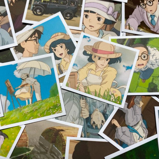 Sạp Nhỏ Nhạt | Set 35 - 70 Sticker Niêm Phong Anime Ghibli The Wind Rises - Gió Nổi