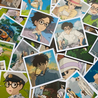 Sạp Nhỏ Nhạt | Set 35 - 70 Sticker Niêm Phong Anime Ghibli The Wind Rises - Gió Nổi