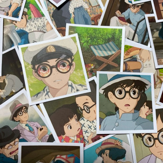 Sạp Nhỏ Nhạt | Set 35 - 70 Sticker Niêm Phong Anime Ghibli The Wind Rises - Gió Nổi