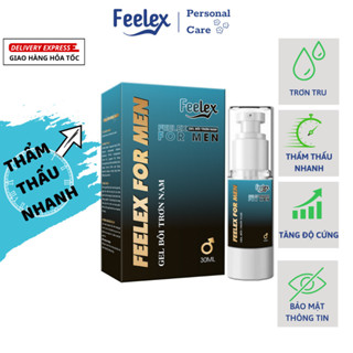 Gel bôi trơn quan hệ Feelex For Men gia tăng trải nghiệm khi quan hệ, an toàn, tác dụng nhanh chóng - lọ 30ml