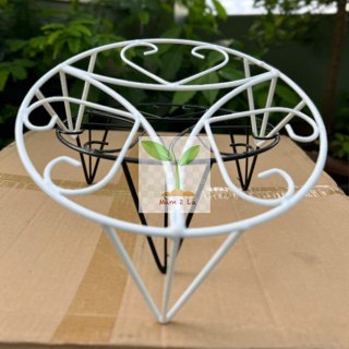 Đế Lót Chậu Cây Bằng Sắt Mạ Kẽm Bọc Nhựa, Kệ Lót Đồ Gia Dụng, Vĩ Lót Đa Năng (Sắt rất dày tải trọng lên tới 20-35kg)