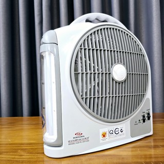 Quạt SạcTích Điện Có Đèn Bên Hông DC / AC HJD 203