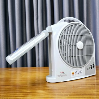 Quạt SạcTích Điện Có Đèn Bên Hông DC / AC HJD 203