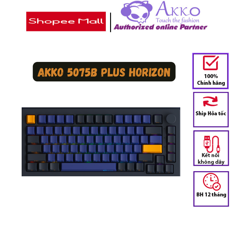 Bàn phím cơ AKKO 5075B Plus Horizon SP (Hotswap/RGB/Multi-modes)