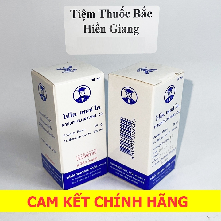 [CHE Tên] Podophylin -Thái Lan Đánh Bay Sùi Mào Gà Mụn Cơm Mụn Cóc Không Tái Phát ✅---TIỆM THUỐC BẮC HIỀN GIANG---✅