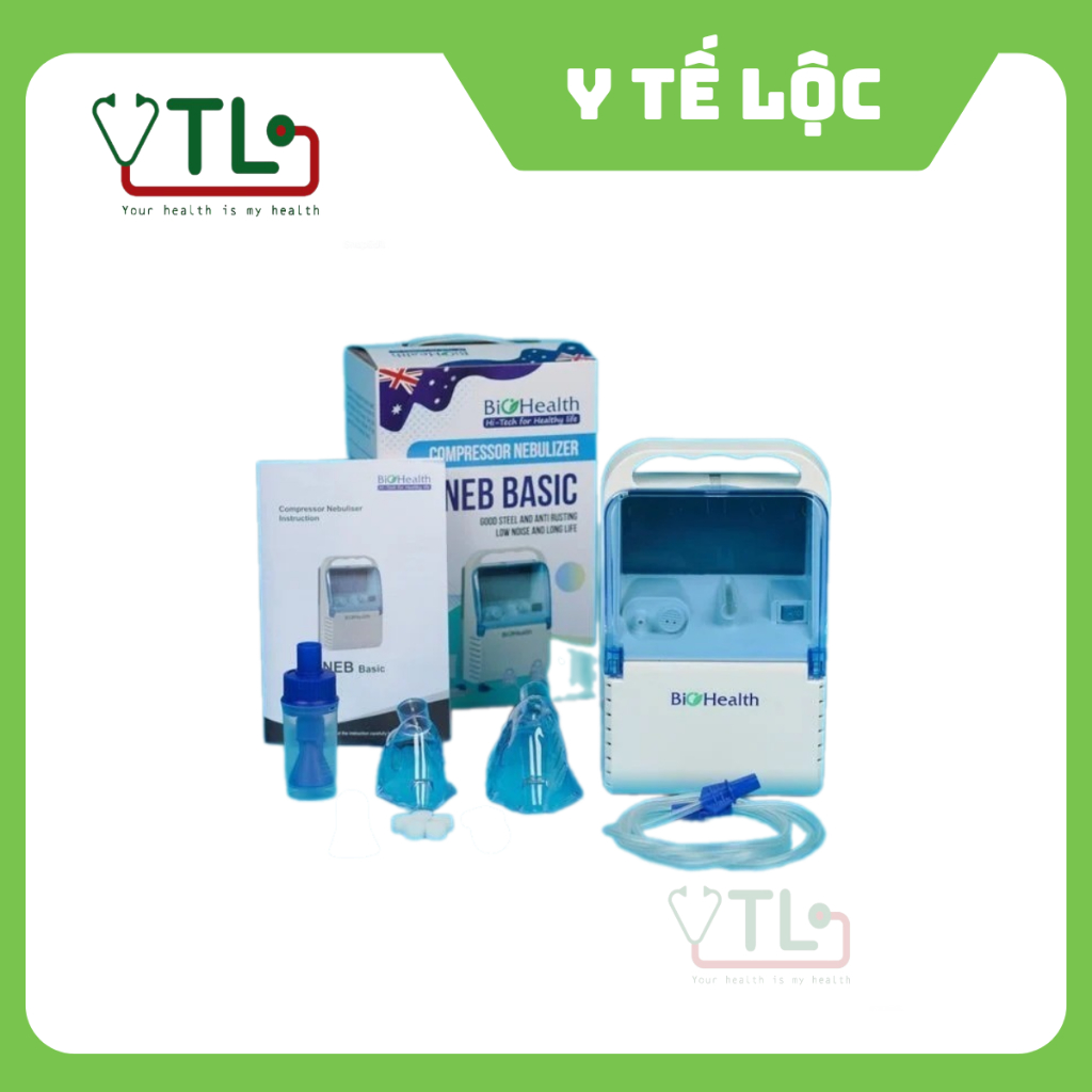 MÁY XÔNG KHÍ DUNG BIOHEALTH NEB BASIC  điều chỉnh tốc độ phun