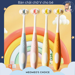 Bàn Chải Đánh Răng Cho Bé 3 Mặt Hình Chữ U Cho bé Từ 2-15 Tuổi Bàn Chải Lông Mịn