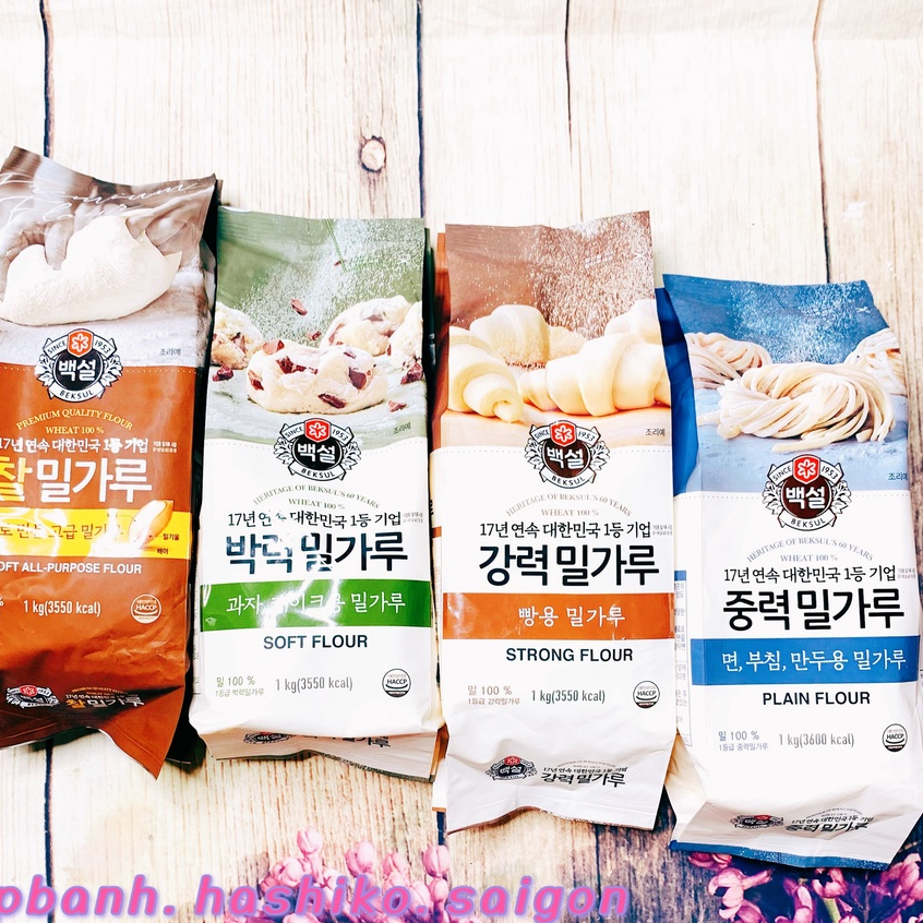 BỘT MÌ HÀN QUỐC LÀM BÁNH BEKSUL 1KG