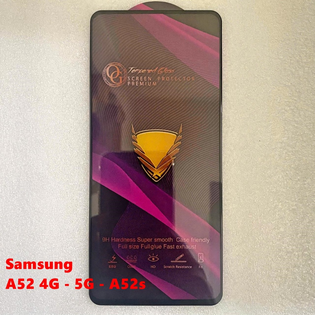 Dán Cường Lực Full Màn Hình OG Samsung A52 4G - 5G - A52s