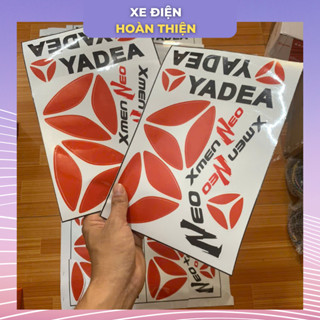 Tem logo YADEA Xmen Neo dán xe điện hàng chống bong tróc ,chống nước loại 1