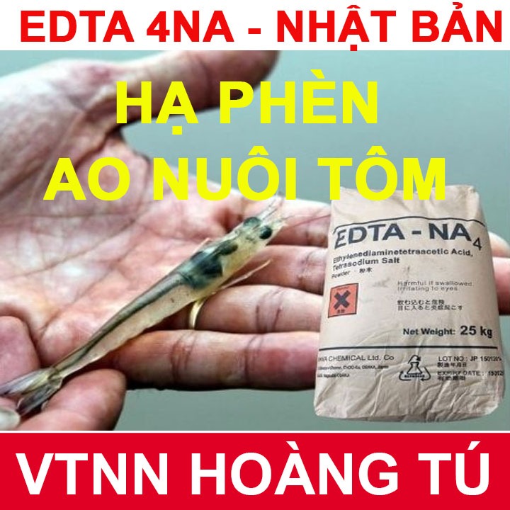 Gói 1 KG -EDTA 4NA Nhật Bản - Xử lý nước khử phèn trong ao nuôi