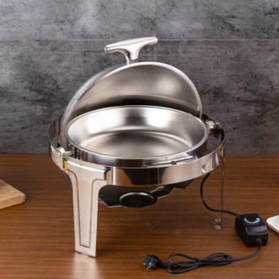 Nồi Hâm buffe Tròn inox 304 [ hàng dầy ]
