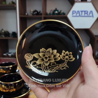 2 chén 2 đĩa hắc liên hoa