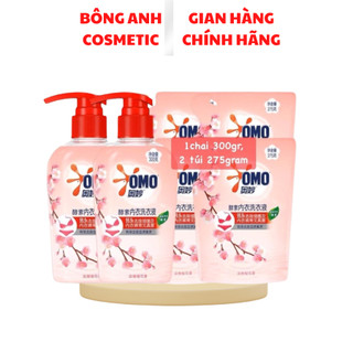 (MỚI )NƯỚC GIẶT ĐỒ LÓT OMO HƯƠNG ANH ĐÀO-DIỆT KHUẨN 300ML