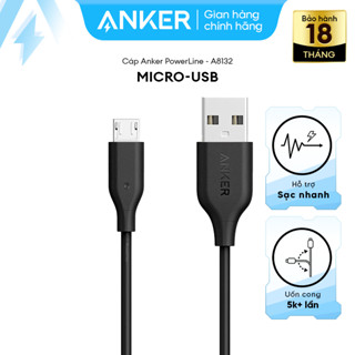 Cáp Anker PowerLine - Micro-USB - dài 0.9m - A8132