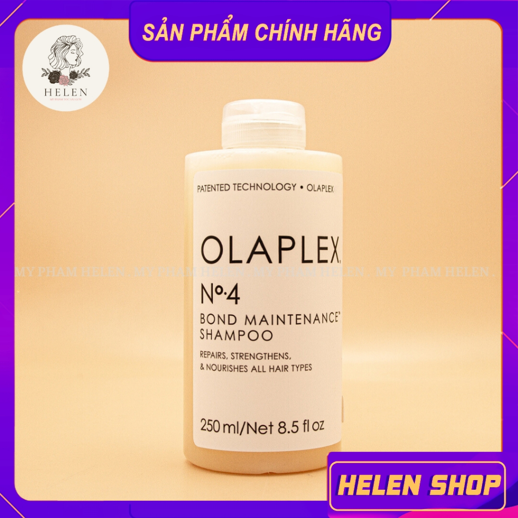 OLAPLEX No4 Dầu Gội Ngăn Rụng, Kích Thích Mọc Tóc Olaplex No4 Phục Hồi Tóc Hư Tổn, Cấp Ẩm, Dưỡng Tóc
