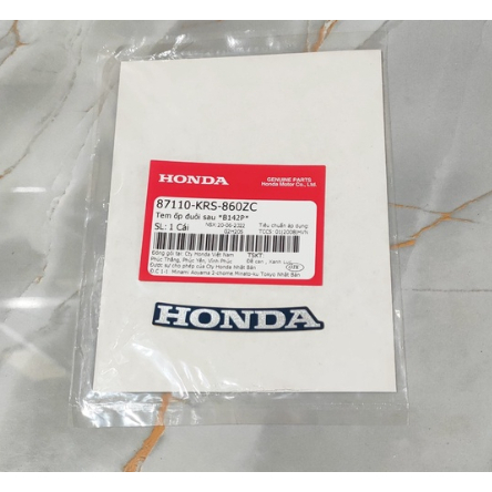 Tem ốp đuôi sau WAVE ALPHA , Tem rùa WAVE ALPHA HONDA