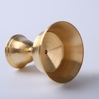 Chân đế Đồng đa dụng(Chân đựng nước,xông dầu,đựng nến,dầu)cao10cm(cầm không nóng tay)
