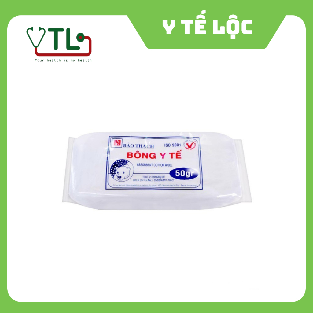 Bông gòn Y Tế Bảo Thạch 50G