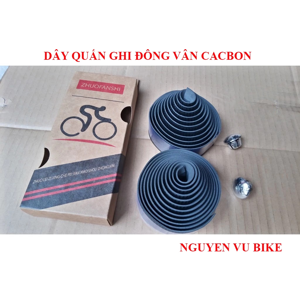 Dây quấn ghi đông xe đạp vân Cabon cao cấp