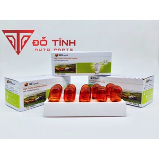 Hộp 10 Bóng xi nhan, đèn phanh ô tô T20. Bóng đèn 1 tim 2 tim