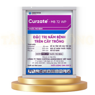 THUỐC TRỪ BỆNH CURZATE M8 72WP_100G