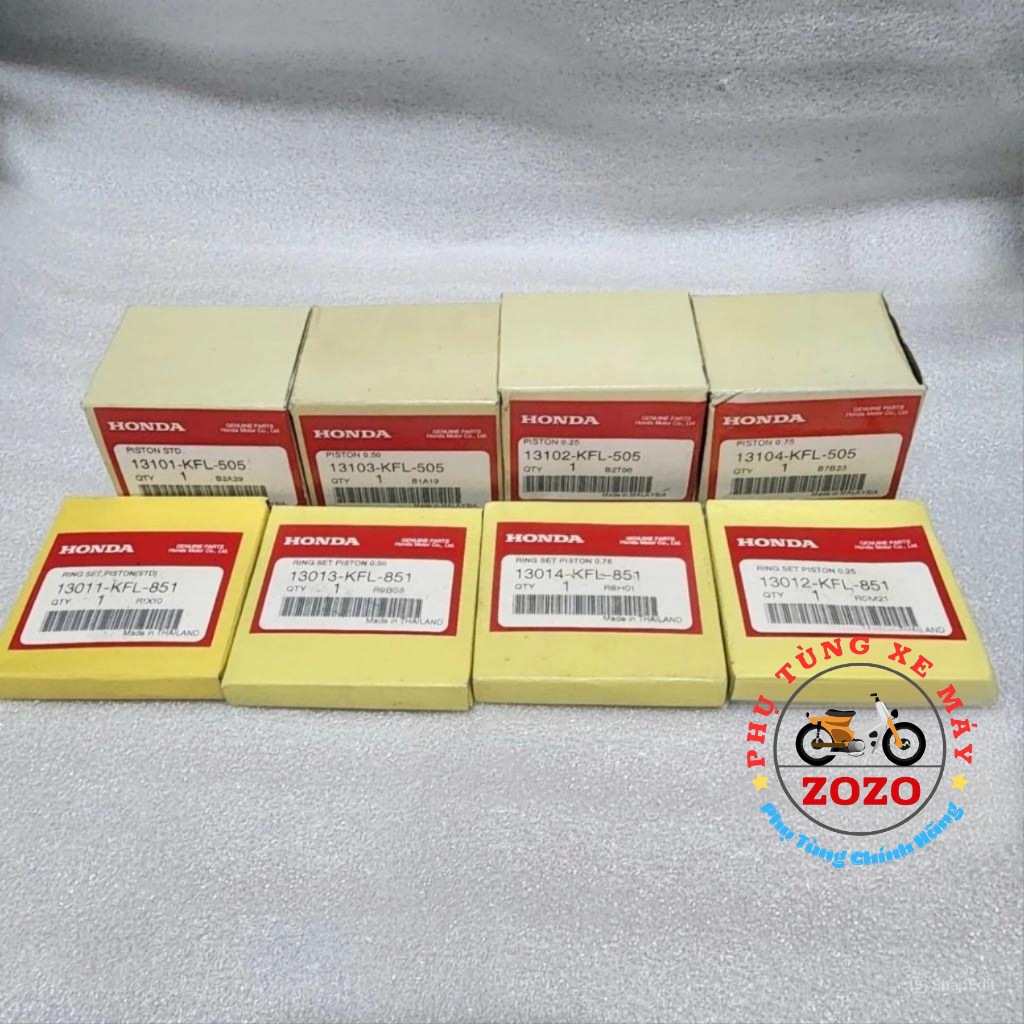 Piston bạc Wave Thái 110, Future 1