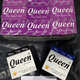Combo 2 Lọ Mực Queen Dùng Cho Bút Máy Các Màu