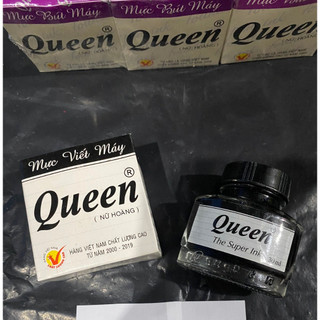 Combo 2 Lọ Mực Queen Dùng Cho Bút Máy Các Màu