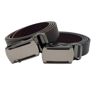 Thắt lưng bé bản 2.3cm DHM-485 | Đầu khoá con lăn thủng màu xám thanh lịch | Bảo hành 12 tháng