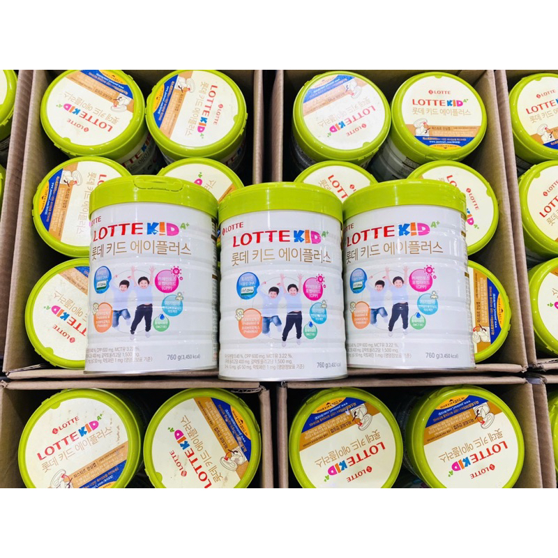 Sữa lotte kid nội địa Hàn Quốc mẫu mới Date 2026