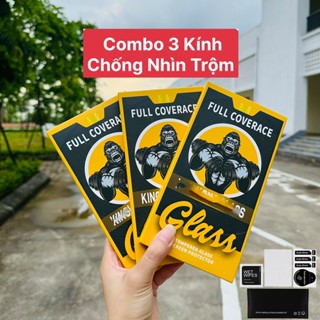 Combo 3 Kính cường lực iphone chống nhìn trộm KK khung tự dán ip 7 8 x xsmax 11 12 13 14 15 16 pro max promax plus