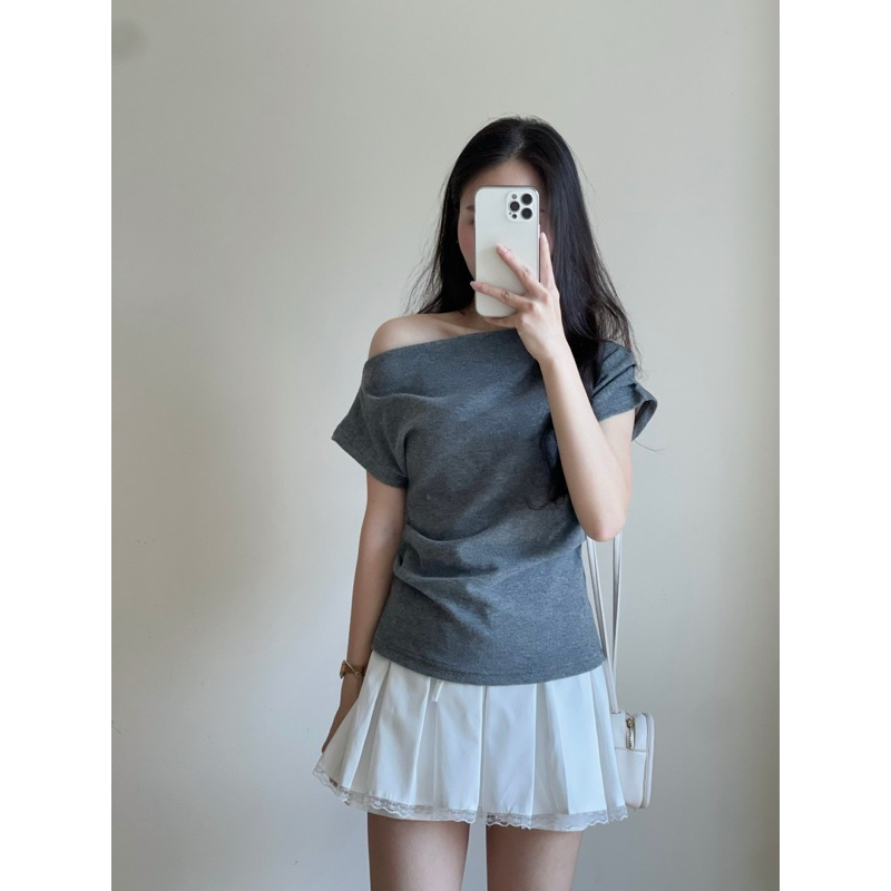 Áo body Nữ Thắt eo cộc tay, Áo trễ vai nữ Phong Cách Hàn Quốc Golana TV01  ( có bigsize) | BigBuy360 - bigbuy360.vn