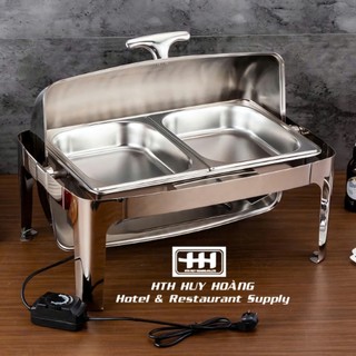 Nồi Hâm buffe 9 Lít cao cấp [ hàng dầy ], inox 304