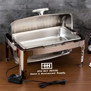 Nồi Hâm buffe 9 Lít cao cấp [ hàng dầy ], inox 304