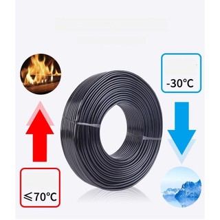 Dây điện đèn thả trần lõi 2*0.5mm - MÀU ĐEN