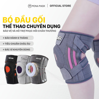  Bó Đầu Gối Nevor BDG12 Bảo Vệ Phục Hồi Chấn Thương Cố Định Tối Đa Thoáng Khí Vận Động Linh Hoạt Bóng Đá Pickleball 