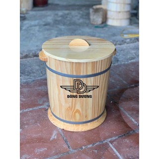 thùng gỗ đựng gạo 10kg