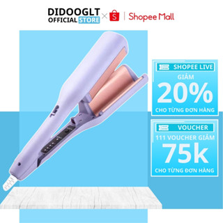 Máy Uốn Tóc Xoăn Sóng Nước Hippie 32mm Chất Liệu Gốm Sứ Ceramic Cao Cấp tiện dụng - didooglt