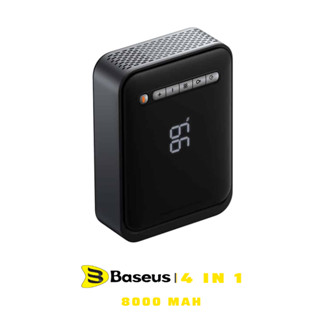 Bơm Lốp Đa Năng Kiêm Kích Bình Ô Tô Baseus Jump Starter 1000A (8000mAh) - Hàng Chính Hãng