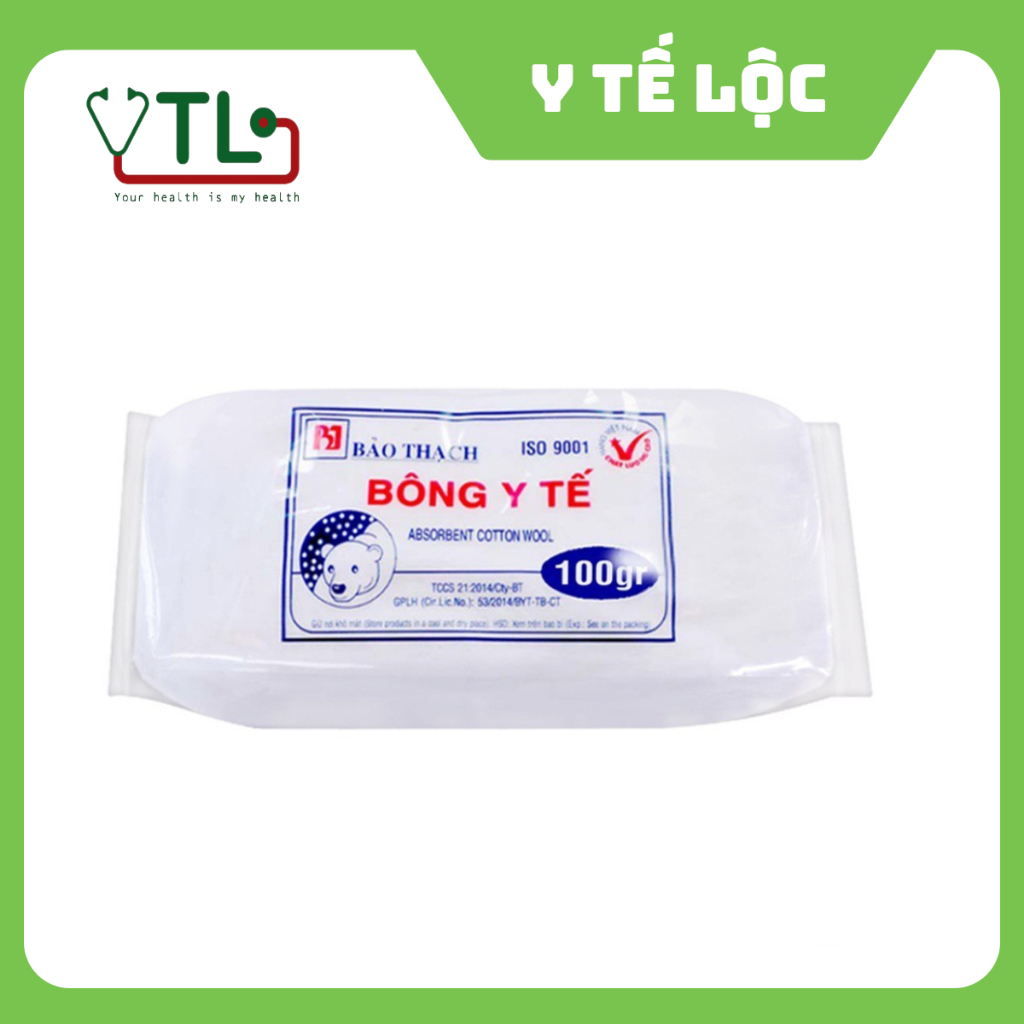 Bông Y Tế 100g Bảo thạch