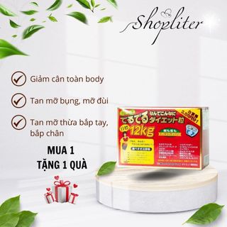 Giảm cân 12kg Minami giảm mỡ bụng đùi bắp tay bắp chân tan mỡ body an toàn